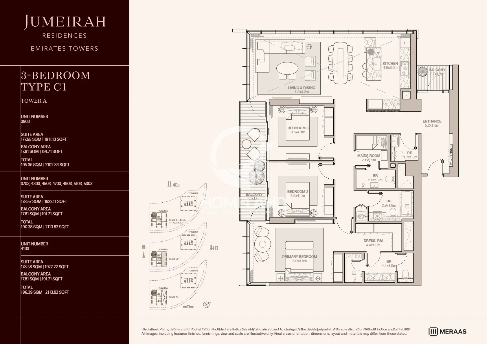 3 BR Type C1